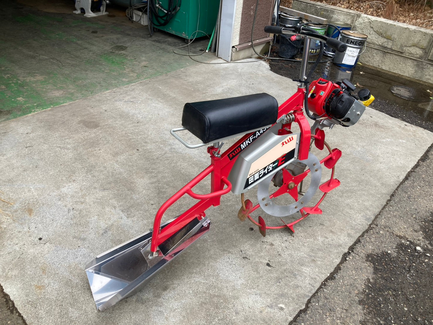 丸山　中古　乗用溝切機　操舵式　MKF-A435