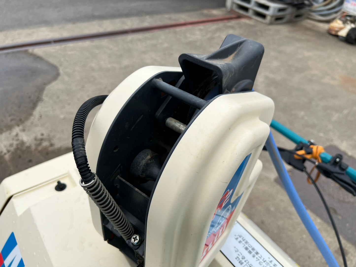 丸山　中古　自走式ラジコン動噴【２ch：エンジン停止、ホース巻き取り】＊MSV415R2SL(10)『茨城店　6448』
