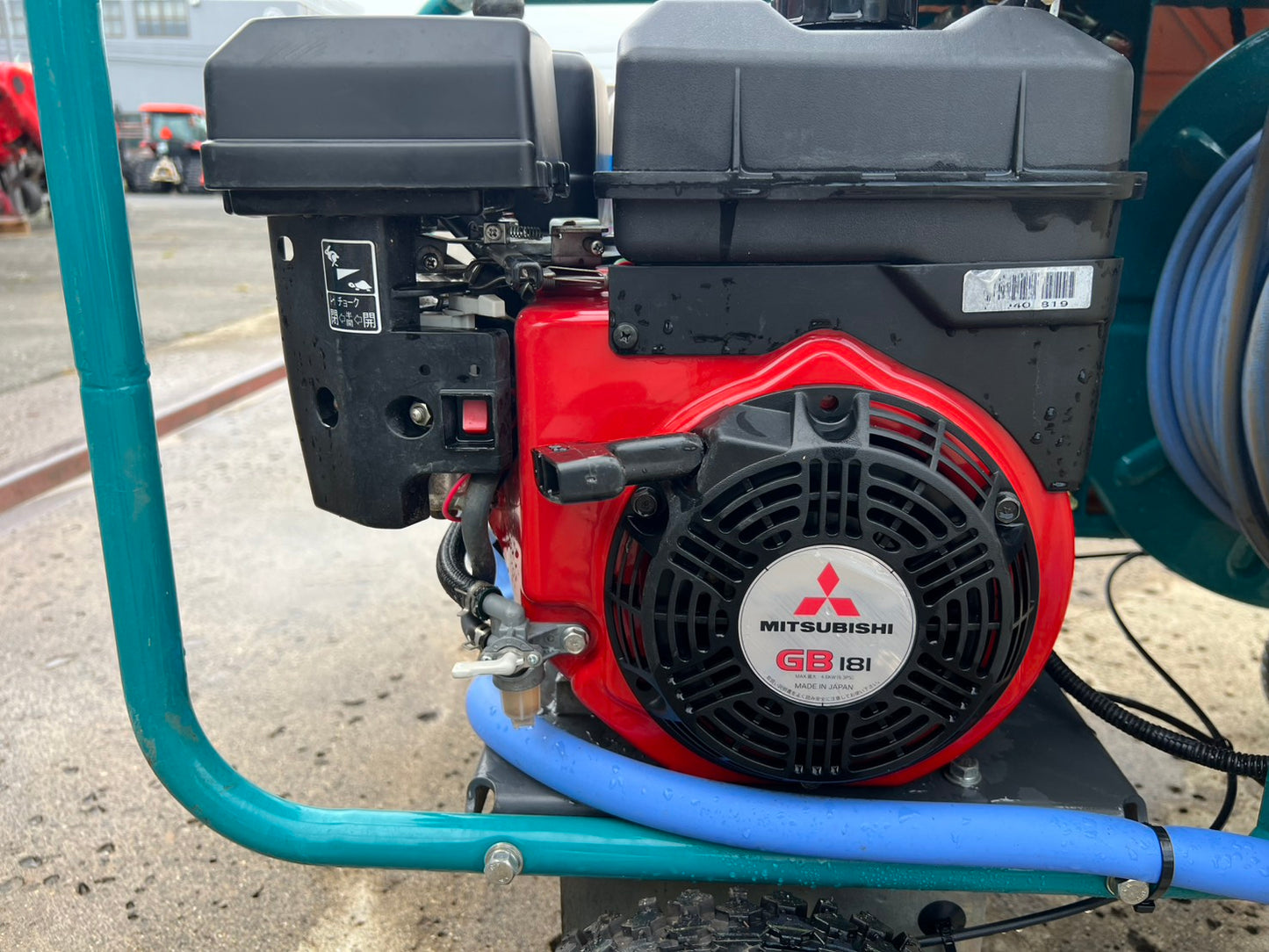 丸山　中古　自走式ラジコン動噴【２ch：エンジン停止、ホース巻き取り】＊MSV415R2SL(10)『茨城店　6448』
