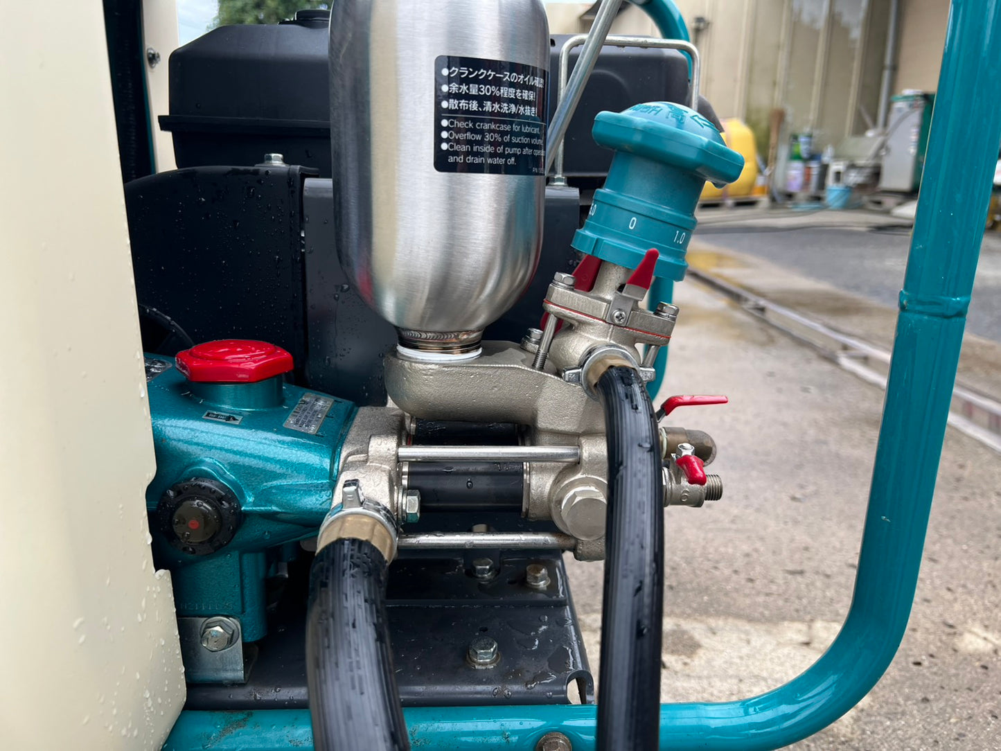 丸山　中古　自走式ラジコン動噴【２ch：エンジン停止、ホース巻き取り】＊MSV415R2SL(10)『茨城店　6448』