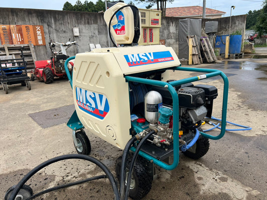 丸山　中古　自走式ラジコン動噴【２ch：エンジン停止、ホース巻き取り】＊MSV415R2SL(10)『茨城店　6448』