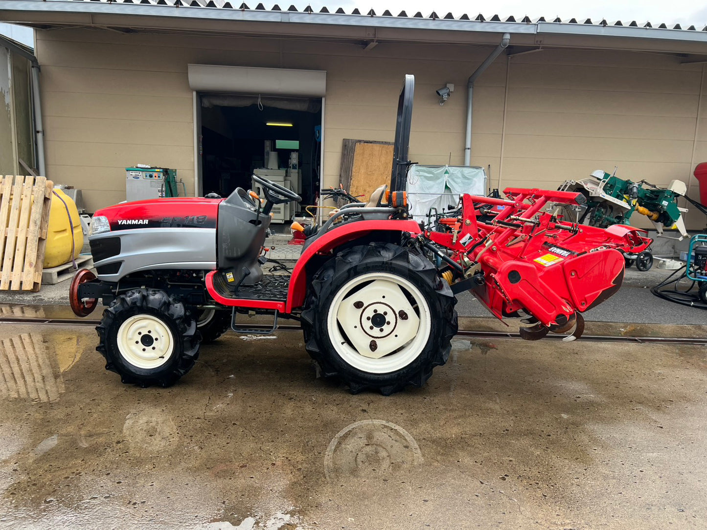 ヤンマー　中古　トラクター＋ロータリー【759時間】＊EF118＋RAS14M『茨城店　6448』