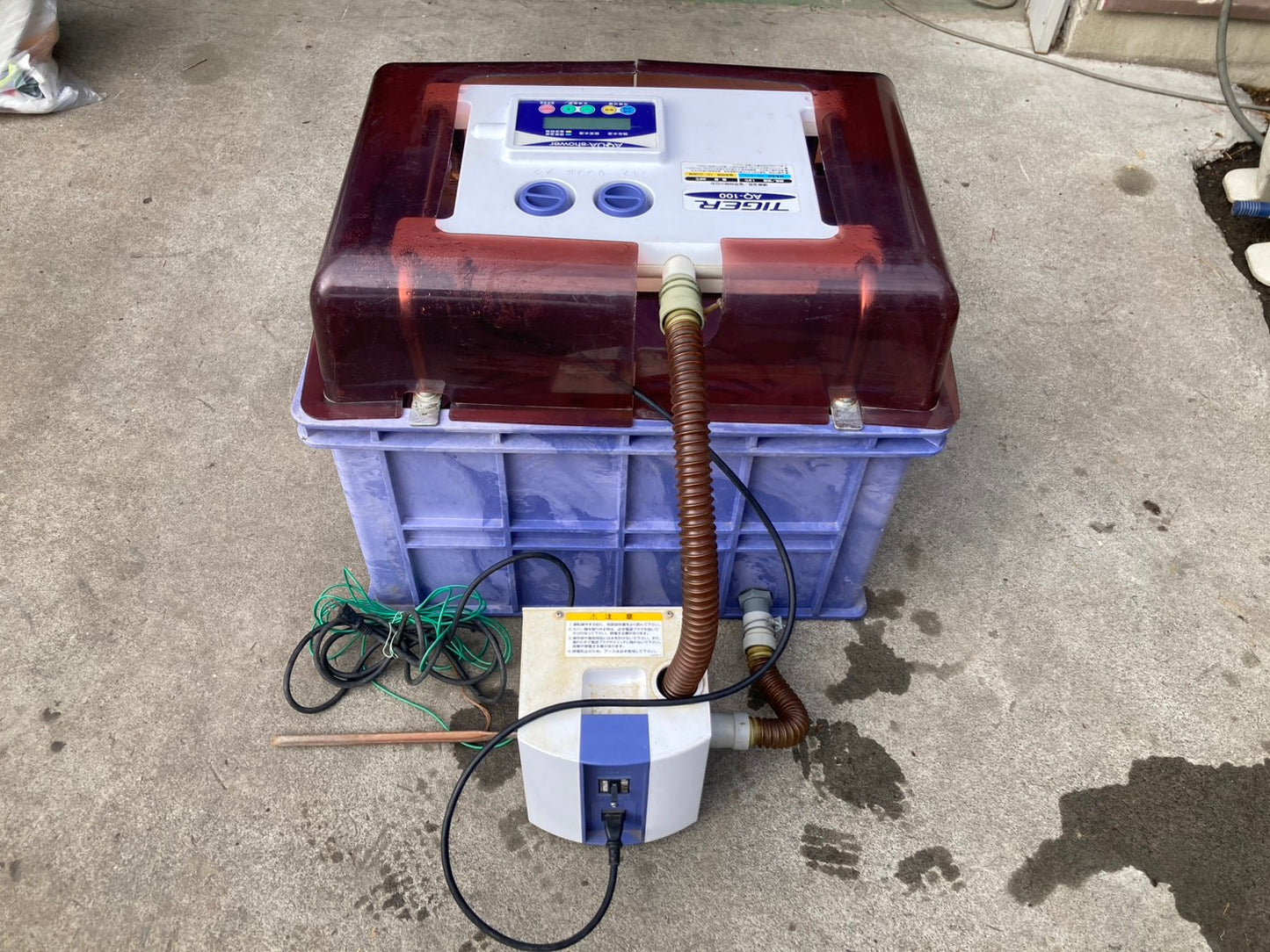 タイガーカワシマ　中古　催芽機　AQ-100