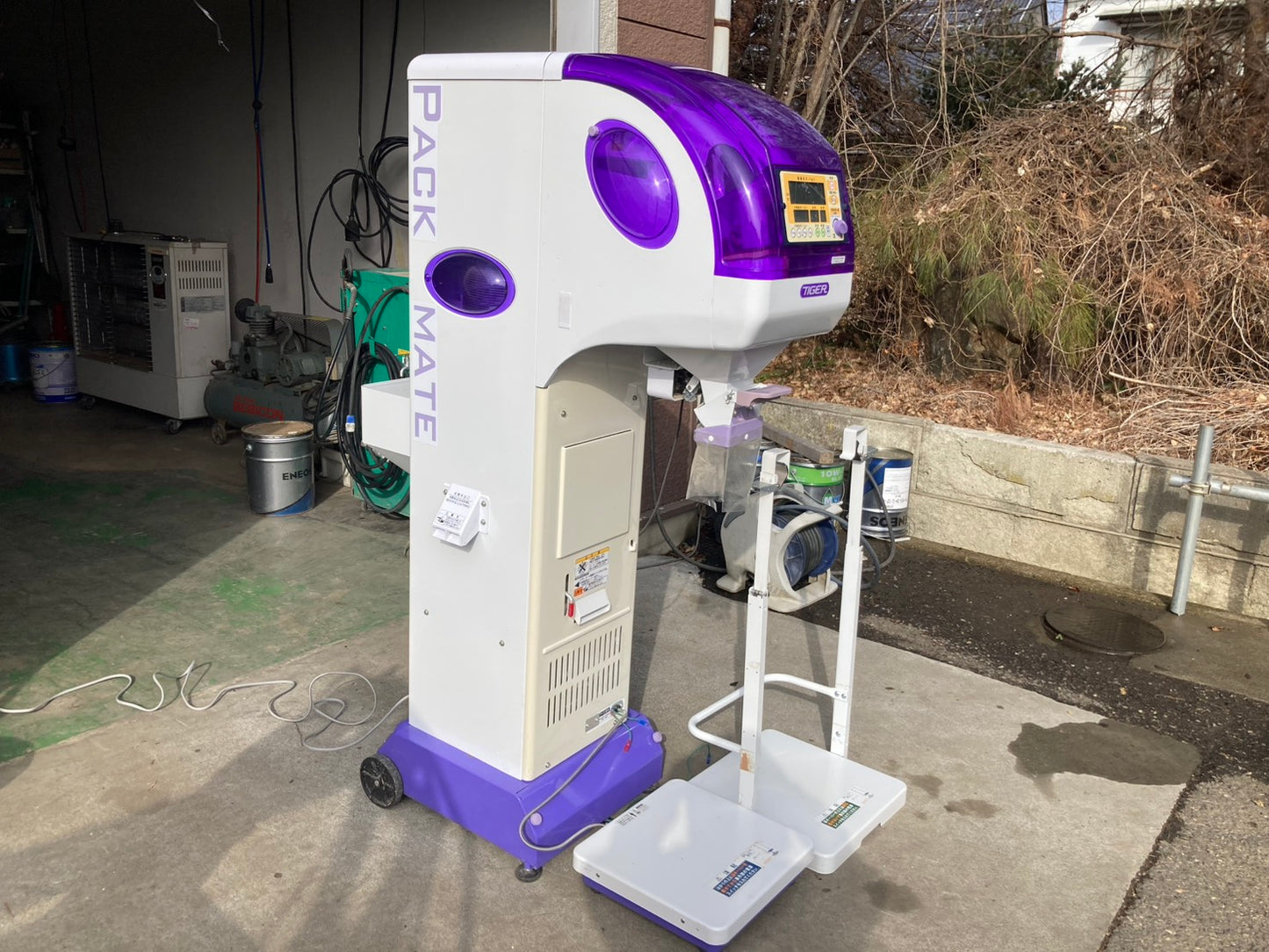 タイガーカワシマ　中古　選別計量機　32俵　３時間　XRV-E32A