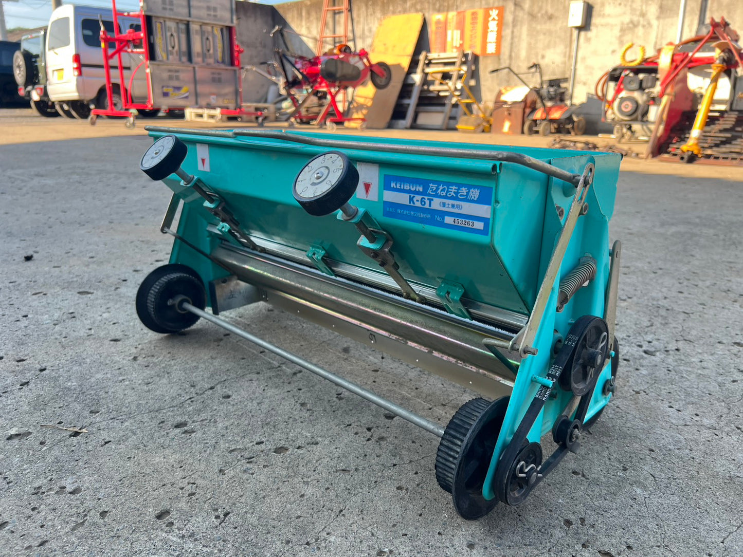 ケイブン　中古　たねまき機【覆土兼用】＊K-6T『茨城店　6502』