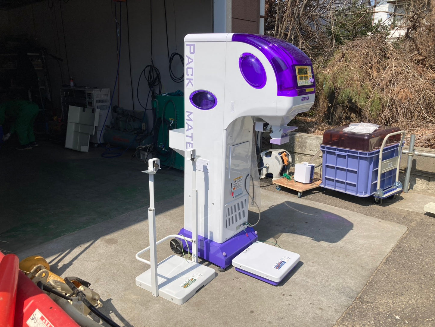タイガーカワシマ　　中古　　選別計量機　　32俵　　107時間　　XRV-E32A
