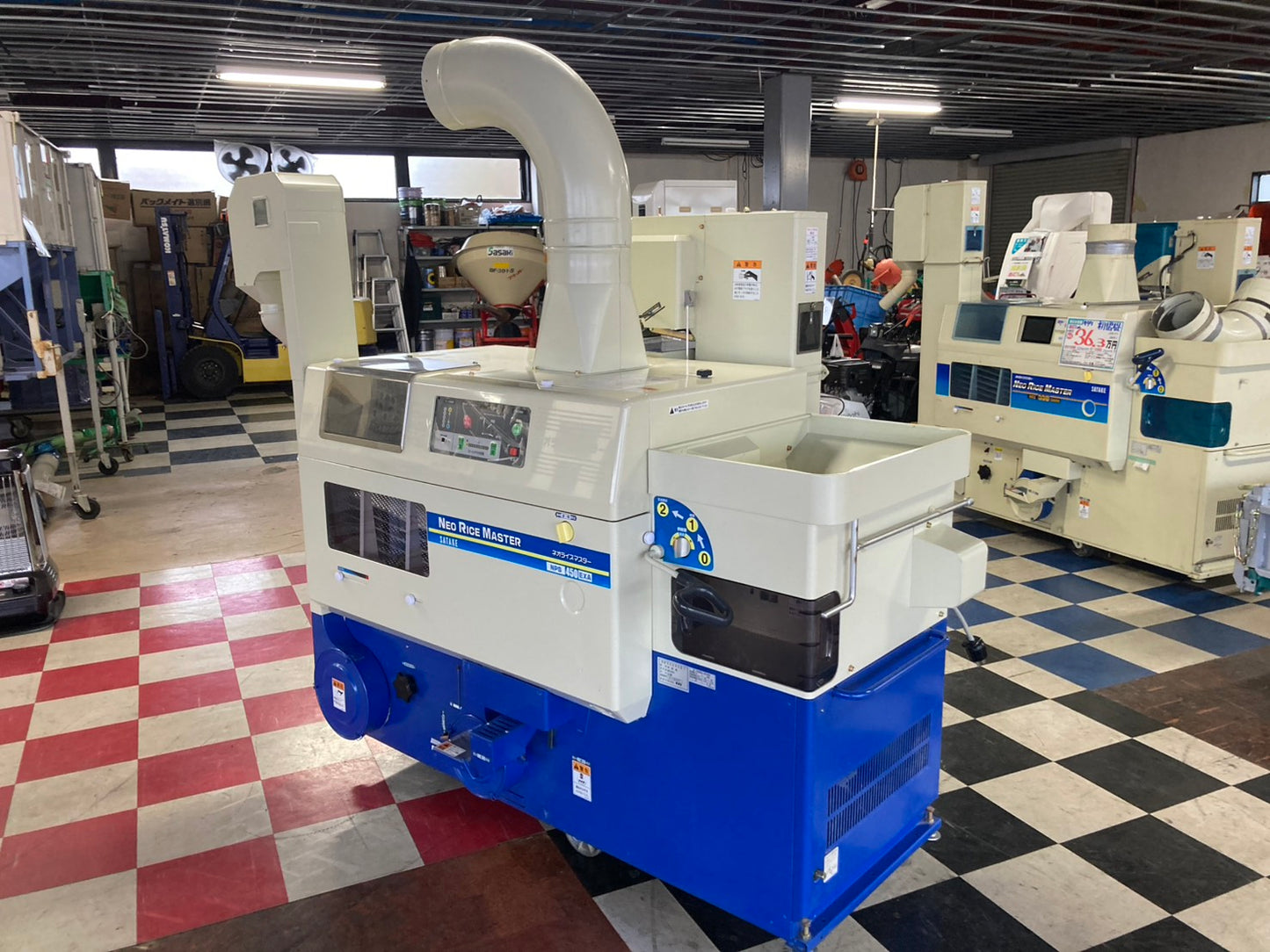 サタケ　　中古　　籾摺機　　4インチ　　NPS450EXAM