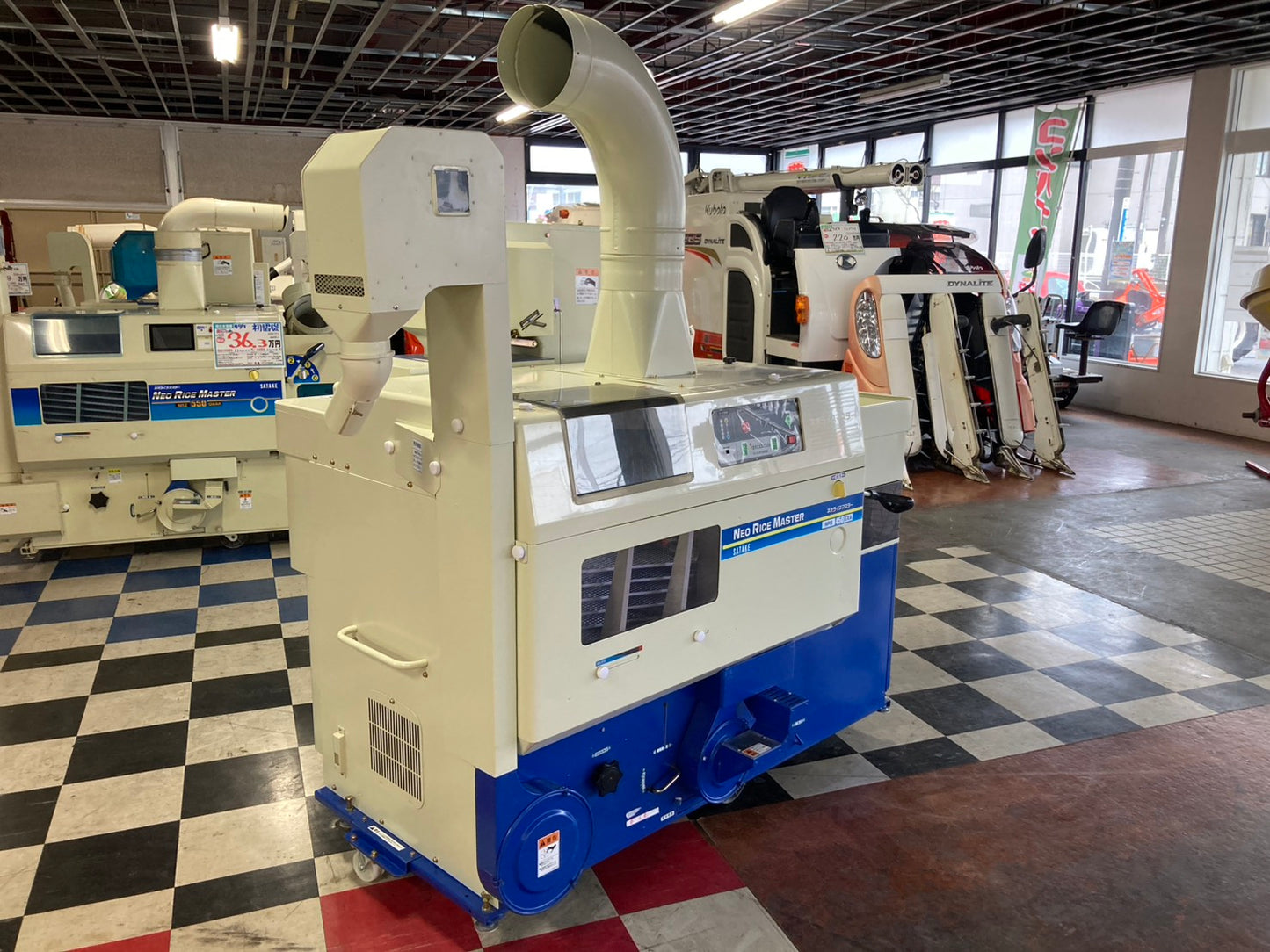 サタケ　　中古　　籾摺機　　4インチ　　NPS450EXAM