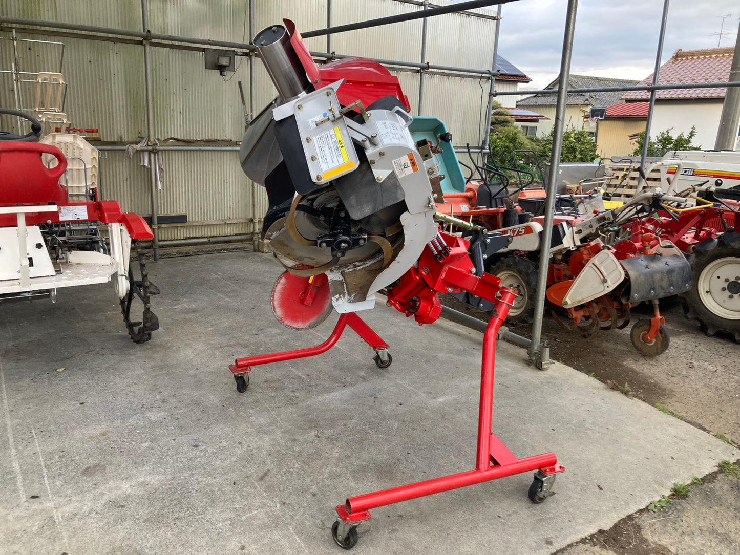 コバシ　中古　畦塗機　A2ヒッチ　BR751DS