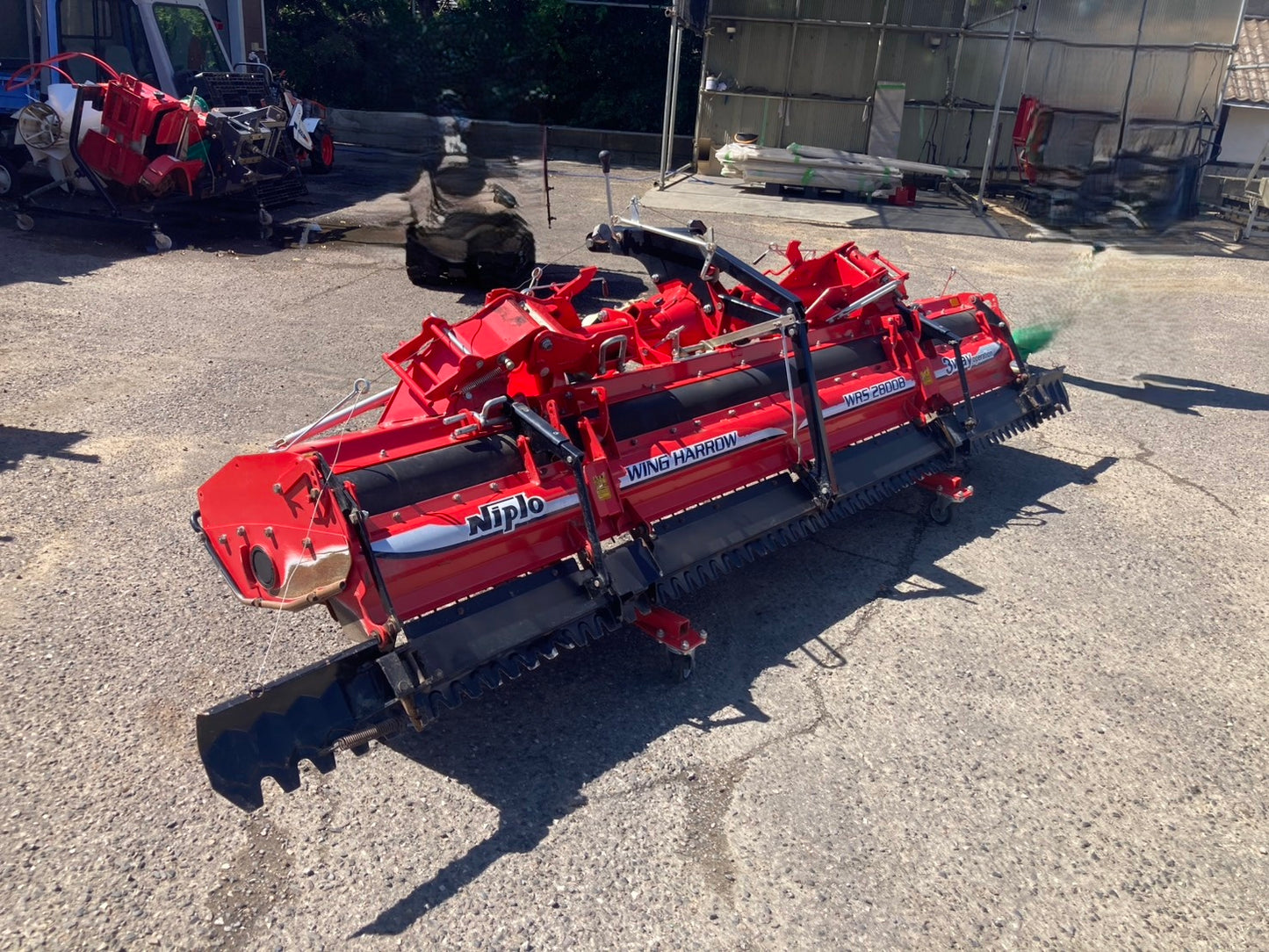 ニプロ　中古　ハロー　2.8ｍ　手動開閉　Ｂヒッチ　WRS2800B