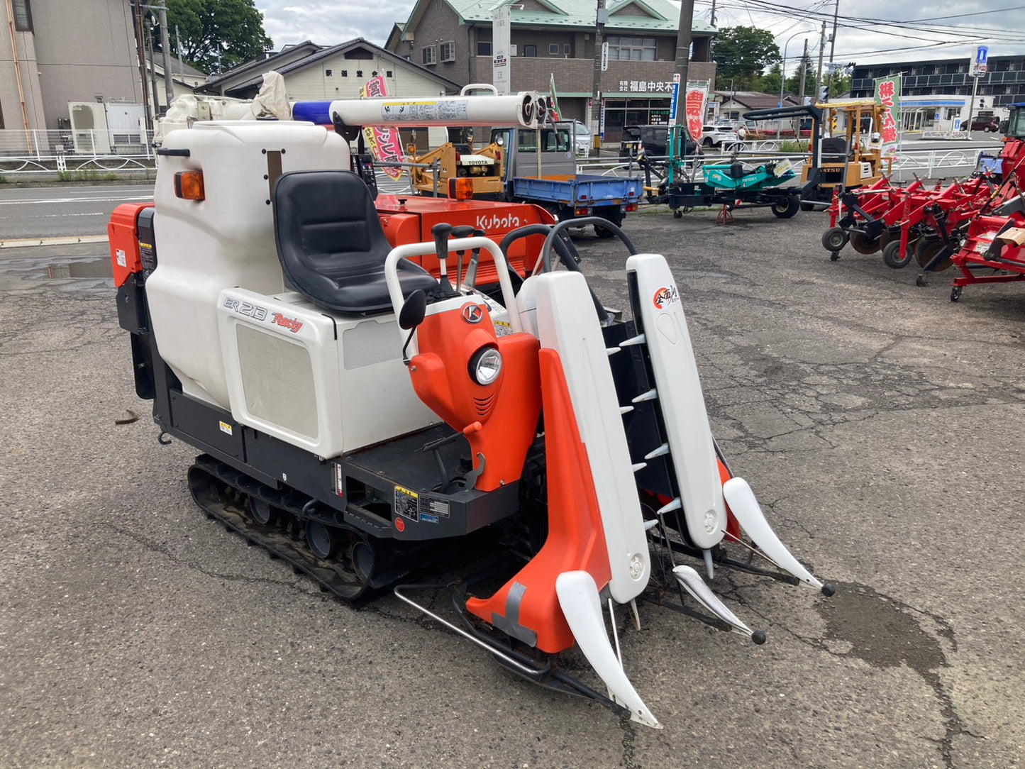 クボタ　中古　コンバイン　2条　ER213W