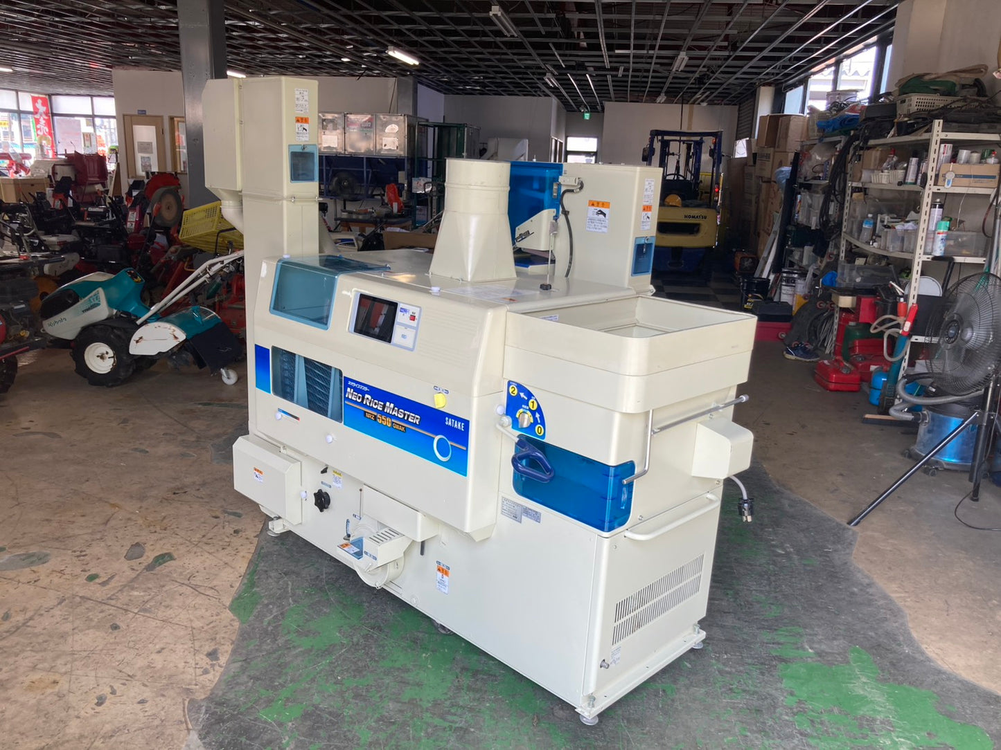 サタケ　中古　籾摺機　5インチ　123時間　NRZ550GWAK(2)