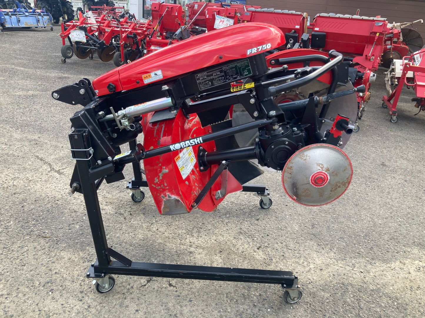 コバシ　中古　畦塗機　FR750
