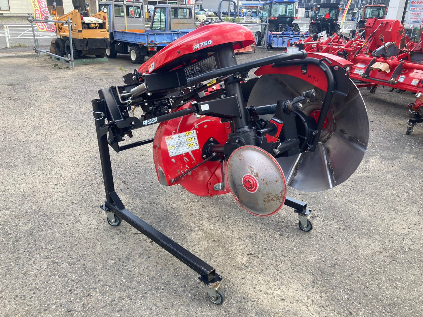 コバシ　中古　畦塗機　FR750