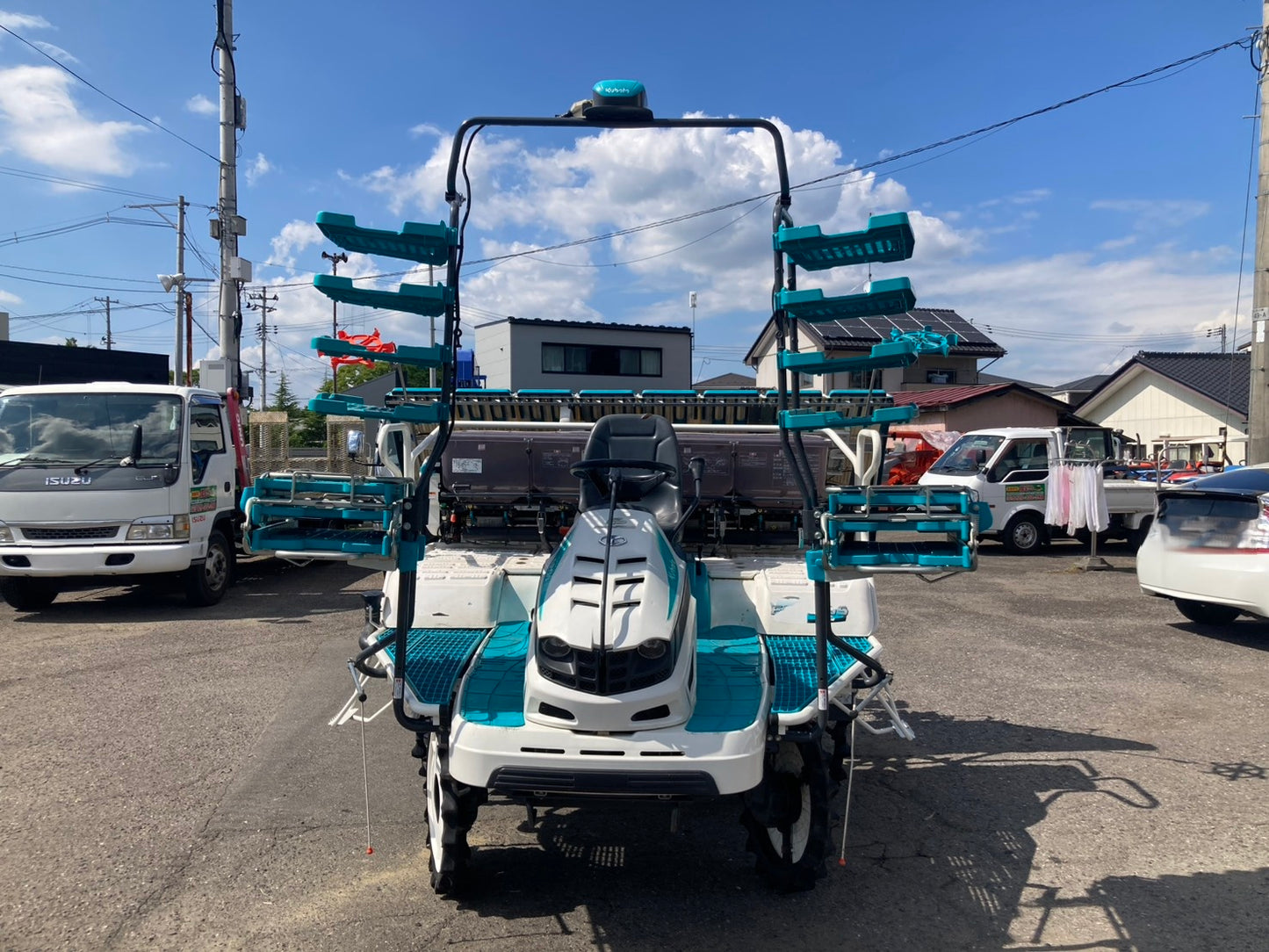 クボタ　中古　田植機　8条　直進キープ機能　密播　EP8D-F-GS