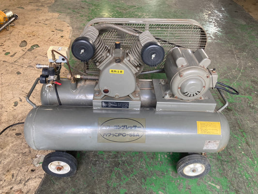 ナカトミ産業　中古　エアーコンプレッサー　PC-58A