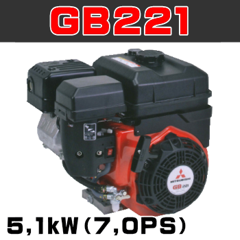 【未使用箱入り】三菱　エンジン　GB221LE-003　7馬力