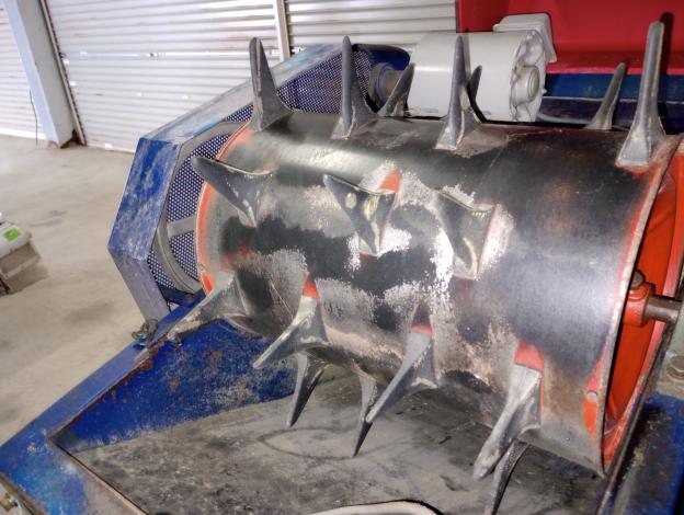 ミツワ　中古　枝豆もぎ取り調整機