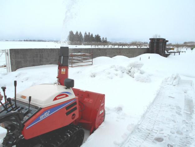 中古　ヤンマー除雪機