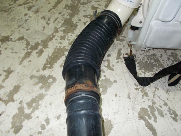 三菱　中古　背負動力散布機