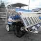 中古　イセキ　田植機　キャノピー仕様　補助車輪付き