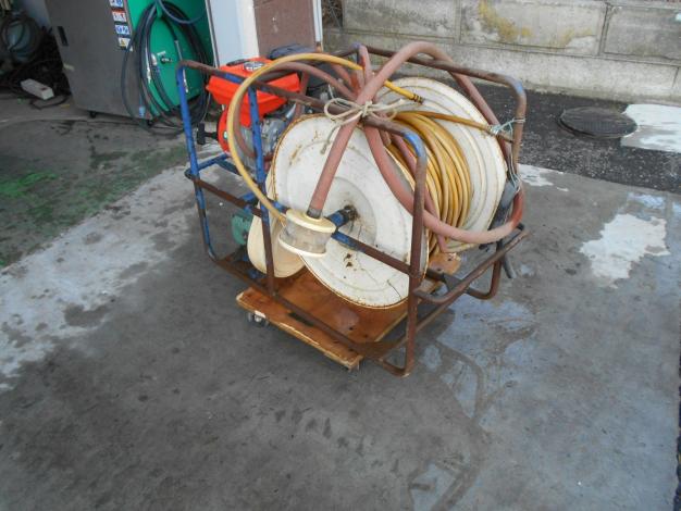 中古　アルミス　動力噴霧器