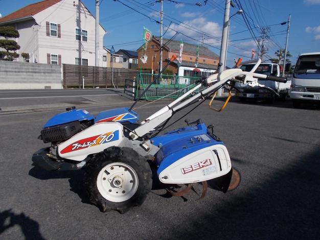 イセキ・培土器付6.2馬力耕耘機