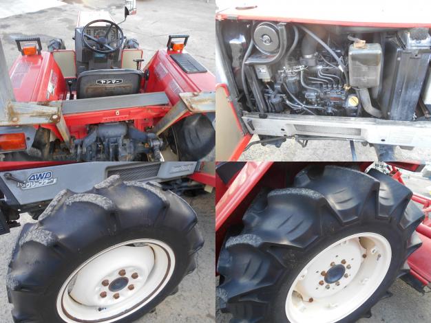 中古 トラクター 33馬力 ハロー付き – 農キング