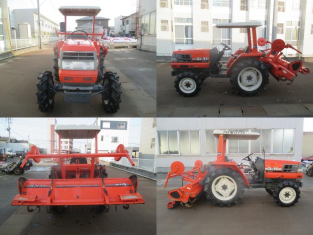 新潟県長岡市発」クボタトラクター GB1804WDパワステ自動水平動作確認