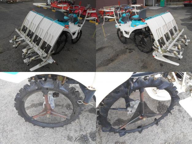 中古 乗用田植機 4条植え