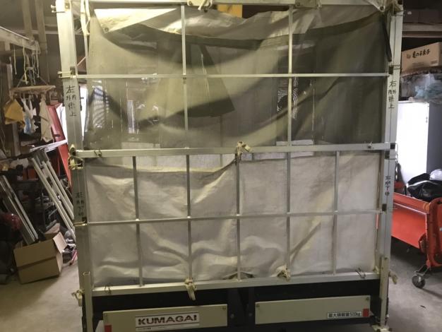 熊谷農機　中古　モミガラ散布機
