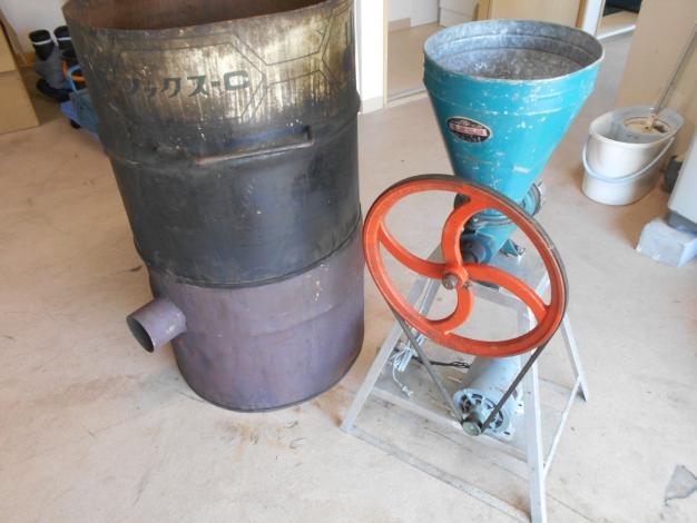 佐藤製作所　中古味噌切機　釜付き