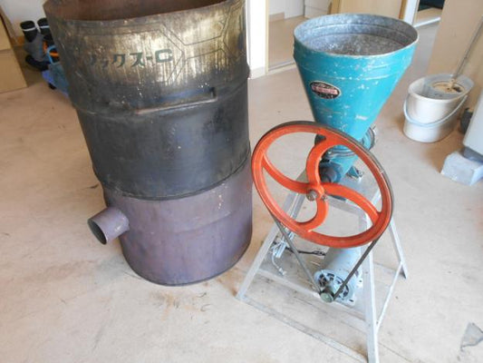 佐藤製作所　中古味噌切機　釜付き