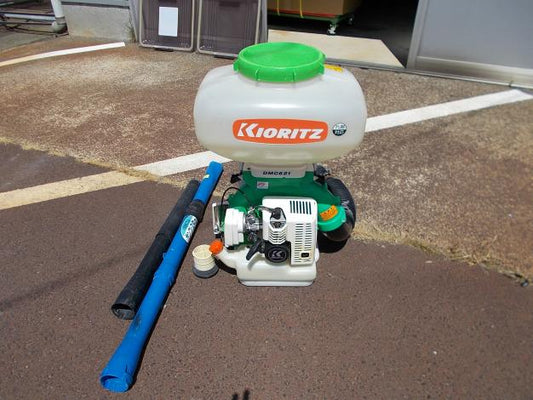 共立　中古　背負動力散布機