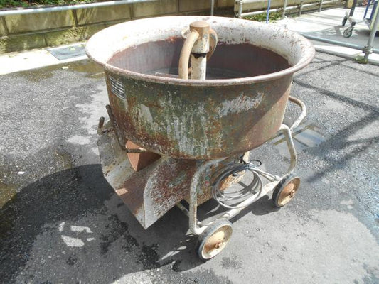中古 混合機 ギヤード ミキサー モルタル 肥料混合に