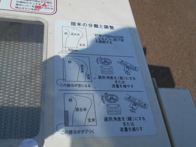 大島3インチ籾摺機