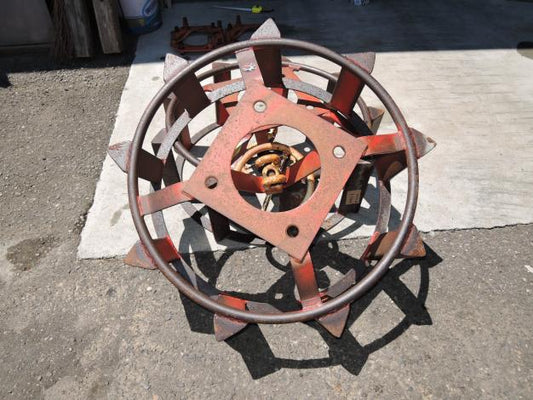 不明 中古 カゴ車輪 サイズ不明