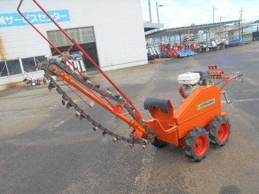 中古　片山製作所　トレンチャー
