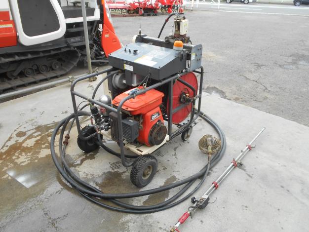 丸山　中古　ラジコン動噴　ホース130m　自動巻取