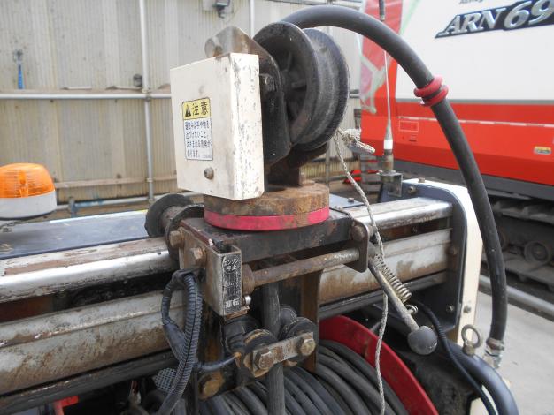 丸山　中古　ラジコン動噴　ホース130m　自動巻取