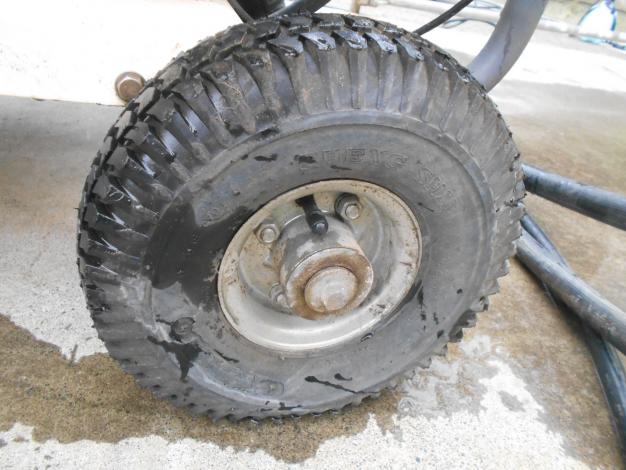 丸山　中古　ラジコン動噴　ホース130m　自動巻取