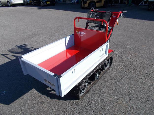 アテックス(未使用)セル付手動ダンプ　クローラー運搬車