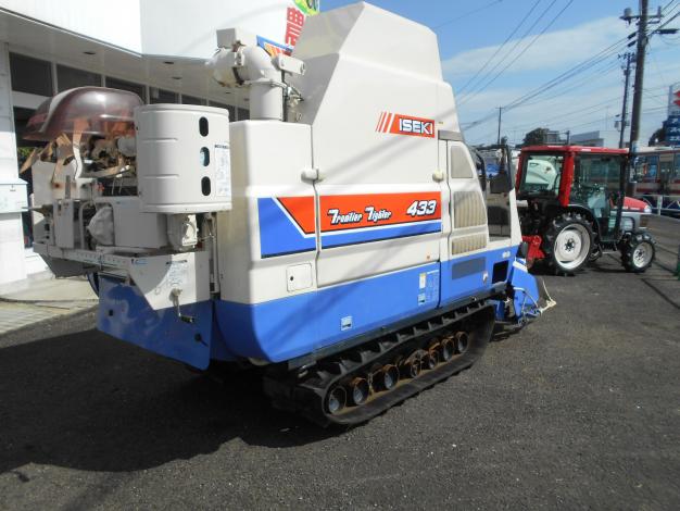 イセキ 中古 コンバイン 4条 結束機付き