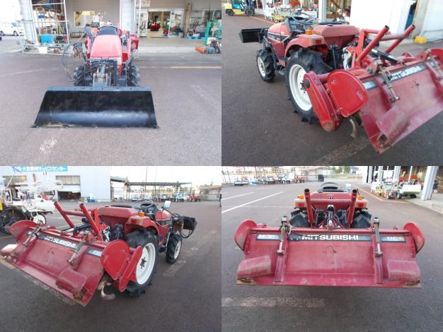 三菱　中古トラクター(フロントローダー付き)