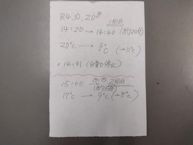 日立　中古　保冷庫(玄米用)
