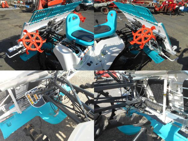中古　クボタ　田植機　4条植　クランク式