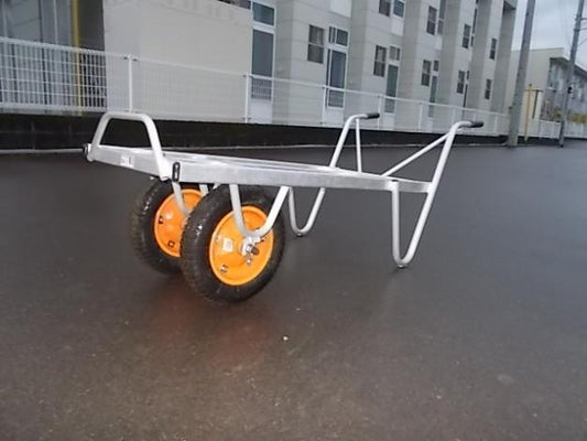 不明　中古アルミ台車
