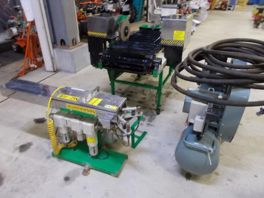 マツモト中古ネギ根葉切機