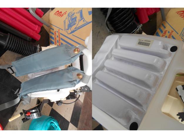 中古 背負い 動力散布機
