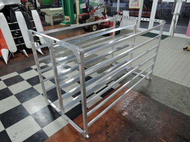 アルミス 中古 アルミ苗コンテナ 苗箱運搬枠 60枚